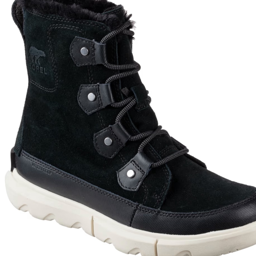 Sorel® Explorer II Joan Faux Fur Waterproof Lace-Up Shoes